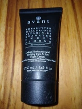 sealed seawater AVANT HYALURONIC ACID VIVIFYING NIGHT CREAM 1.69oz 50ml Full Sz