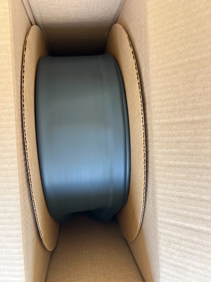 Tubo de poliolefina flexible FP-301-4-Black-50 de 3M Termretráctil de 4" x 50 pies Foto 3 de 4