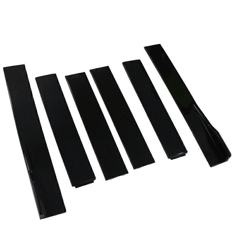 78.7" Side Skirt Extension Rocker Panel Gloss Black For Hyundai Veloster Elantra Foto 4 de 4