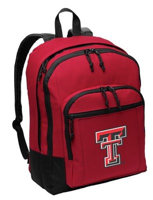 Texas Tech Backpack   TTU Red Raiders Medium Classic Bookbag