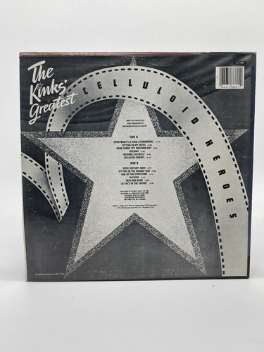 THE KINKS GREATEST CELLULOID HEROES 12" LP VG+ VINYL RECORD RCA 1976 - Picture 2 of 4