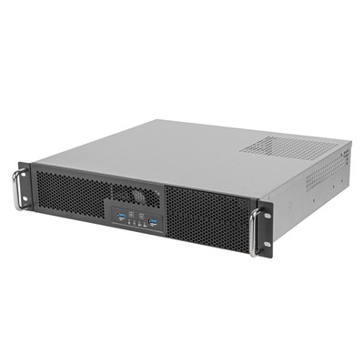 SilverStone SST-RM23-502-MINI - Rackmount Server Gehäuse, 2U, Micro-ATX - schwar