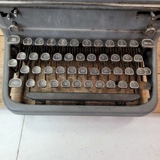 40+ Antique Royal Tombstone Glass Typewriter Keys Chrome Rings Crafts Lot thumbnail