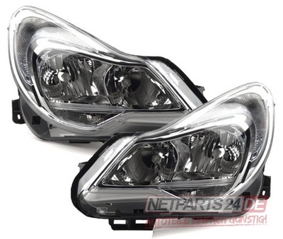 Scheinwerfer Set Halogen passend für Opel Corsa D ab 2011- H7 H1 Links Rechts
