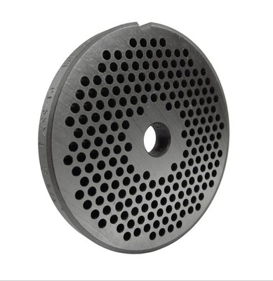 Plate For #22 Grinders, Hobart And Biro, With 1/8'' Holes,   Stainless Steel
