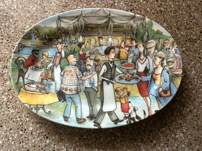 Market Scenes relish dish by BRUNELLI Made in Italy Retired Pastries Cater