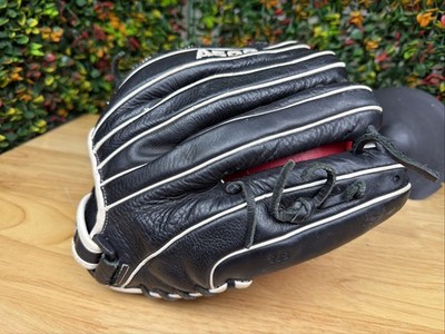Wilson A500 Left Handed Baseball Glove -Siren-Strap-12''AO5RF1712 LHT Black White