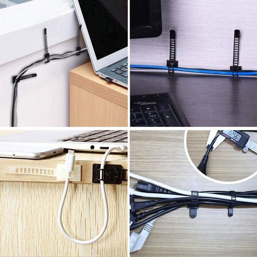 50 Pcs Kabelmesssitz Selbstklebendes Kabelmanagement Kabel-Organizer-Kabel - Afbeelding 10 van 12
