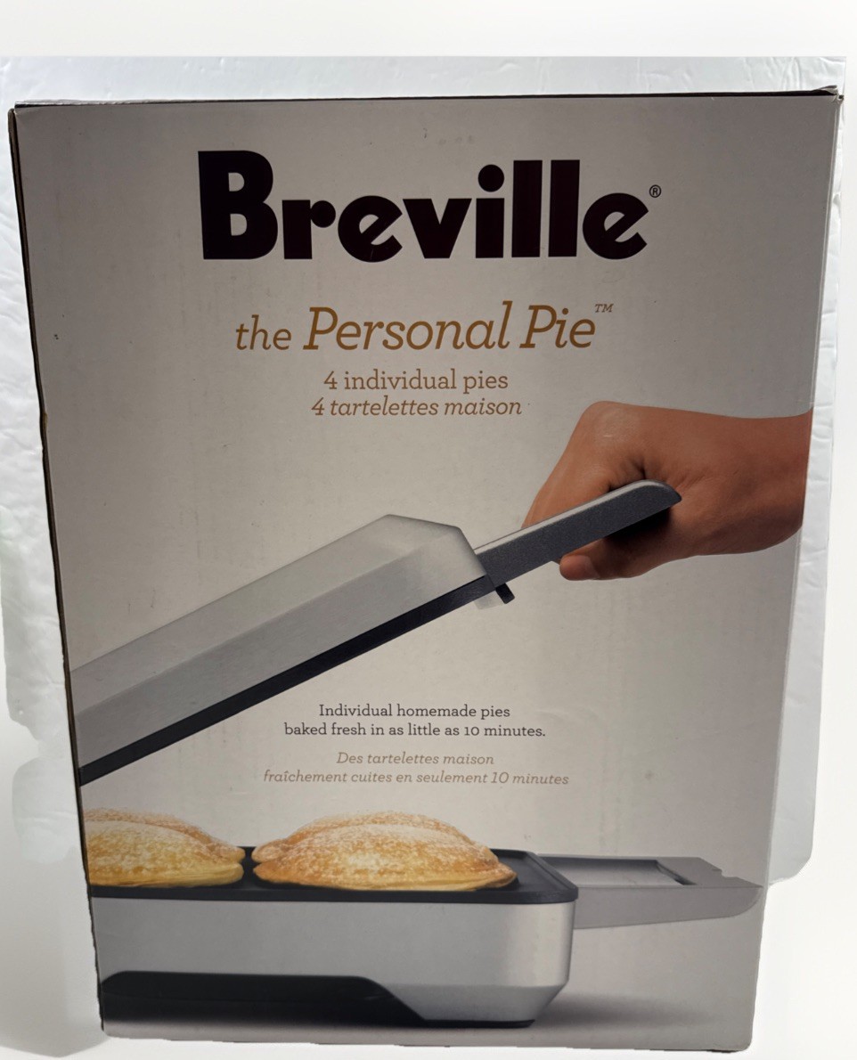 【レア】Breville Personal Pie Maker シルバー Breville BREBPI640XL Pie Maker - Quick, Easy Homemade Pies