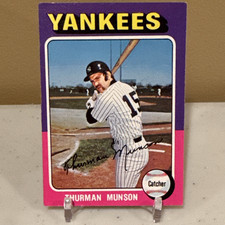 Topps Thurman Munson New York Yankees #20 1975 Baseball Trading Card