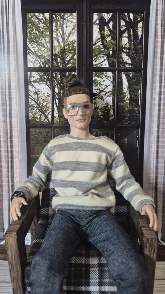 Muñeca Ken BMR 1959 personalizada con traje hecho a mano Foto 4 de 4