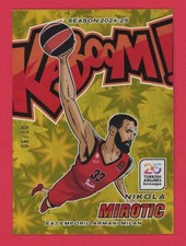 Nikola Mirotic /10 Gold Kaboom SSP 2024-25 Panini Crown Royale Euroleague #8