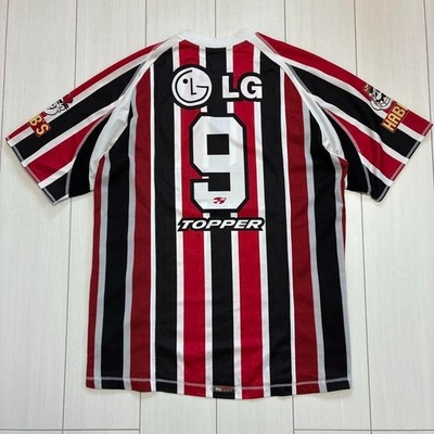 SAO PAULO FC #9 G 2003 Camisa Away Topper Jersey Shirt BRAZIL