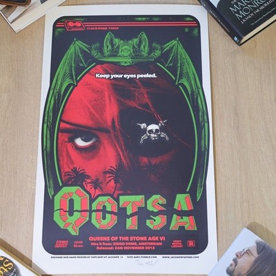 Queens Of The Stone Age - Ziggo Dome Amsterdam 2013 Rare Concert Poster Signed