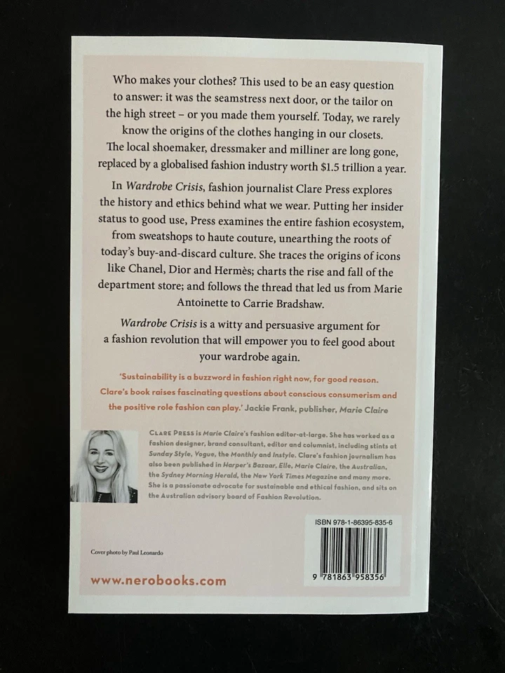 ‘BRAND NEW’ Wardrobe Crisis by Clare Press | Sustainable Fashion | Paperback  - Image 2 of 3