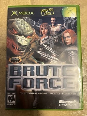 Microsoft Brute Force Xbox 2003 Shooter Action Adventure M Rated