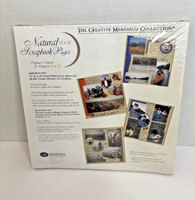 Creative Memories Collection 12x12 Natural Scrapbook Pages 15 Sheets RCM-12NT
