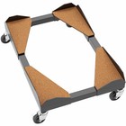 VIVO Premium Large Steel PC Cart, Rolling CPU Trolley, Adjustable Mobile Compute