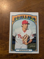 2021 Topps Heritage #318 Zach Eflin Flip Stock