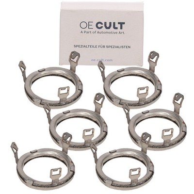 6x OE-Cult Entkopplungselement Injektor für BMW N52 N53 N54 N55 13537564751