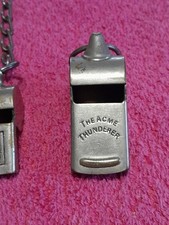 Sifflet Vintage The Acme Thunderer - Métal - Made In England - Police/train