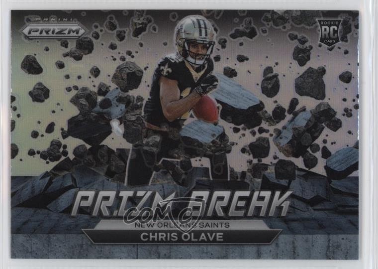 2022 Panini Prizm Prizm Break Silver Prizm Chris Olave #PB-10 Rookie RC 19lw