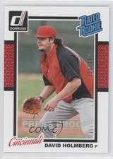 2014 Panini Donruss Rated Rookie Press Proof Silver /199 David Holmberg #255 1s8