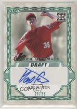 2020 Leaf Ultimate Draft Emerald Spectrum 21/25 Dax Fulton #BA-DF1 Auto 02d2