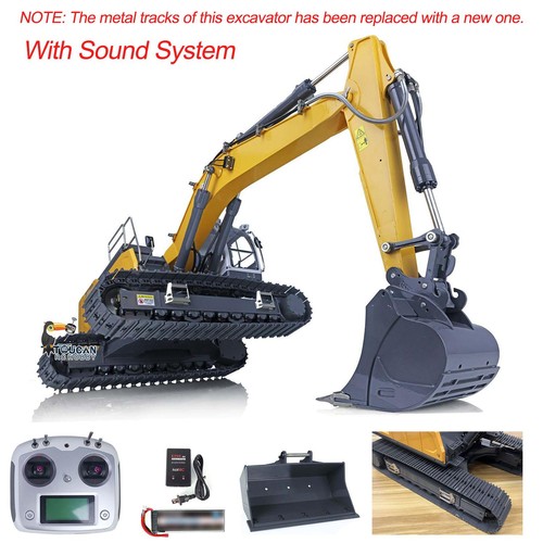XDRC 1/14 Metal RC Hydraulic Excavator RTR Digger R945 W/ I6S Radio Lights Sound - Picture 3 of 12
