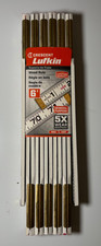 Lufkin 066 USA 6  Wood Folding Rule  Red End  Locking Brass Joints NEW ruler