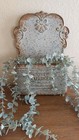 Vintage Gray Metal Wall Planter Decorative Storage Wall Decor French Country — photo 6
