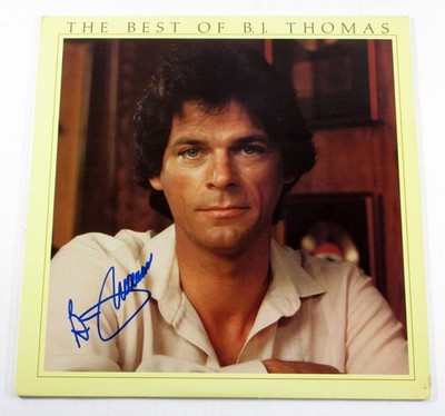 B.J. Thomas Signed LP Record Album The Best of B.J. Thomas w/ AUTO