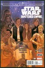 Star Wars: Shattered Empire #1 2015 Marvel 1st Kes Dameron & Shara Bey
