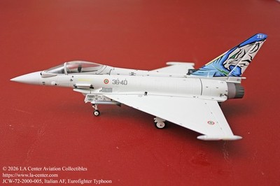 JC Wings Italian Air Force EF-2000 Eurofighter Typhoon Diecast Model in 1:72