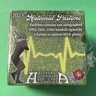 2023 HISTORIC AUTOGRAPHS NATIONAL PASTIME AUTOGRAPHED BASEBALL SEALED BOX