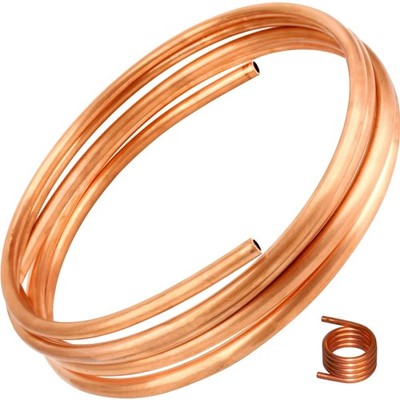 Kupferrohr, Weiches Kupferrohr, 1,5m, 4mm, 3mm, Kupfer Rundrohr, Kältetechnik