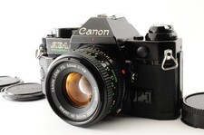 Exc 5 Canon AE-1 Program 35mm Film Camera New FD 50mm F1.8 Lens From JAPAN