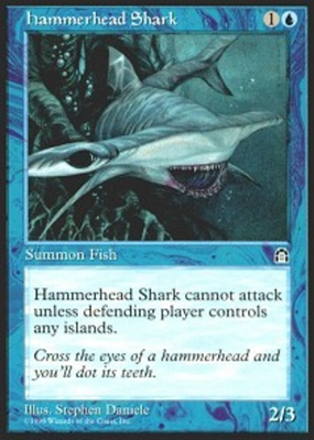 #ad Hammerhead Shark Moderately Played English Stronghold $1.29