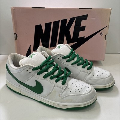  2004 Nike Dunk Pro SB Low White Classic Green Size 11 Great Cond Pink Box