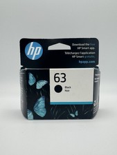 HP 63 Black Original Ink Cartridge, ~170 pages, F6U62AN#140