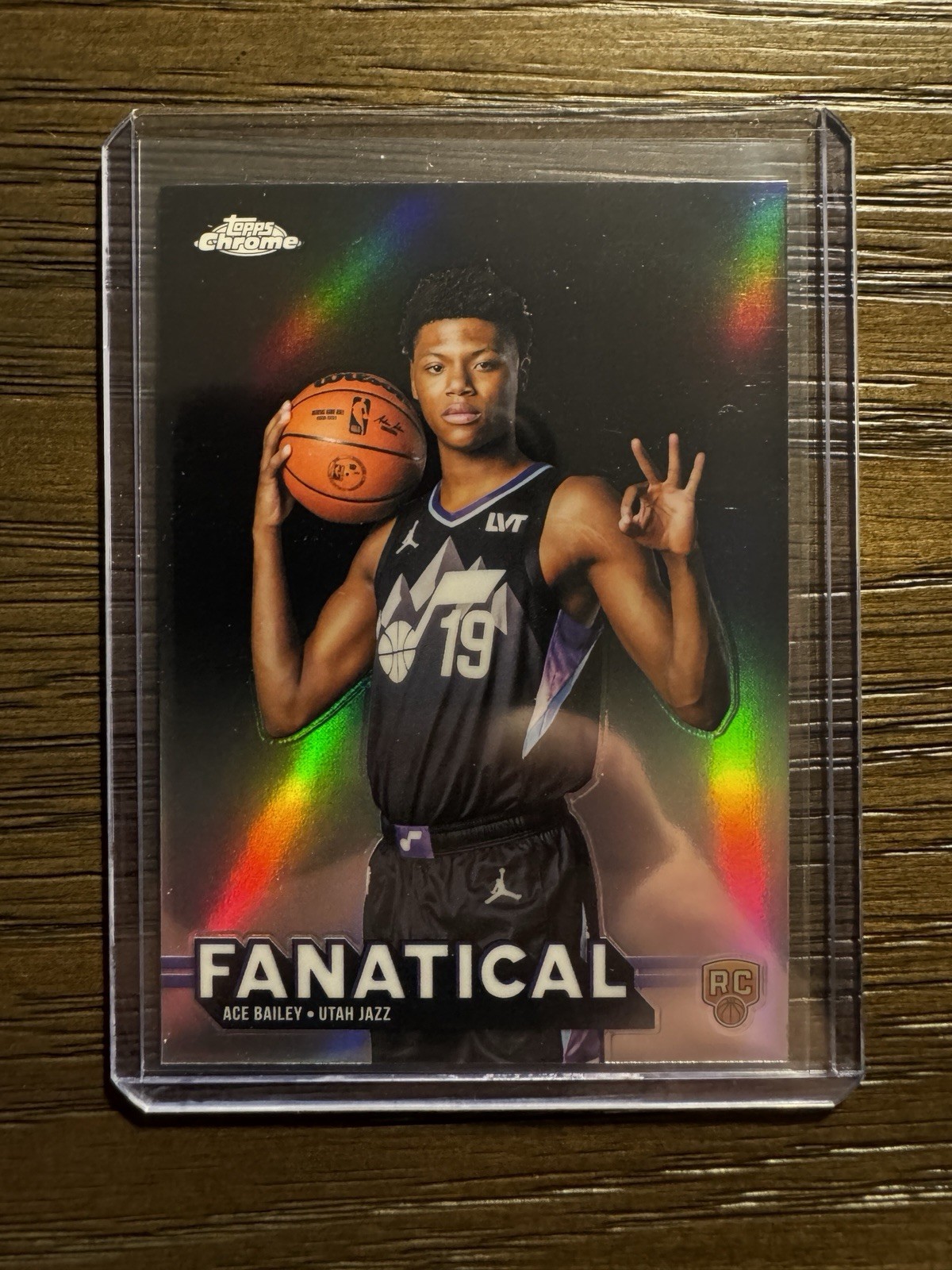 Ace Bailey 2025-26 Topps Chrome Fanatical RC #FAN-25 Case Hit