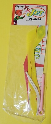 VINTAGE FLYING F-86 JET 1970's SAWAS HONG KONG (NEW OLD STOCK) PAPER PLANE 