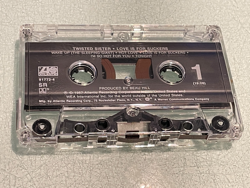 Twisted Sister - Love is For Suckers - Audio Cassette Tape Album - 1987 Atlantic - Picture 4 of 5