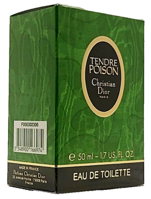 Christian Dior TENDRE POISON 50ml 未開封 ❤️POISON TENDRE DIOR,1.7oz.50 ml ,splash,,FIRST VERSION