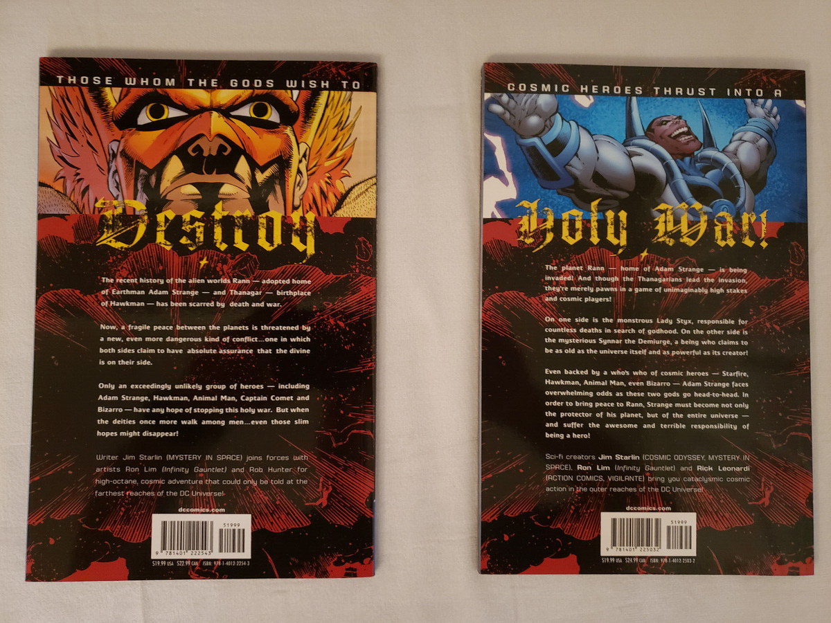Jim Starlin RANN THANAGAR HOLY WAR Vol 1 2 Full Set Ron Lim