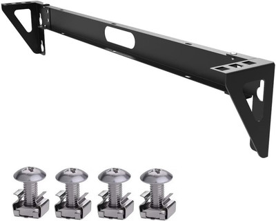 1U Vertical Mount Rack Steel Vertical Patch Panel Mounting 19 Inch Networking