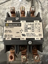 SQUARE D 8910DPA43V14 Dfinit Prpose Contactr,24VAC,40A,3P,Open