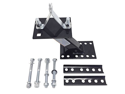 Trailer Spare Carrier Tire Locking Bracket Wheel Mount Boat Powder Coat Camper - Picture 2 of 6