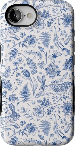 Casely Case for iPhone 16e Hop & Bloom Bunny Toile | Compatible with MagSafe ... - 第 1/9 張圖片