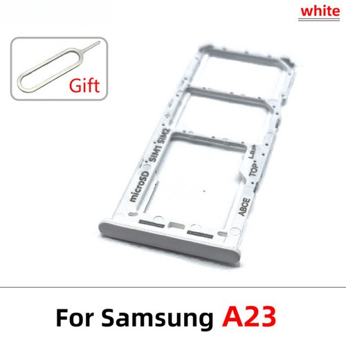 20PCS Emplacement Carte SIM Plateau Carte SD Broche de Retrait pour Samsung A72/A23/A53 5G - Photo 2 sur 28